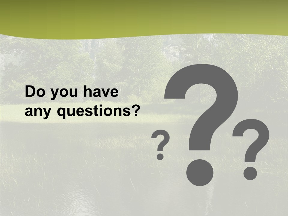 Cascade Pretty Hills PowerPoint Template