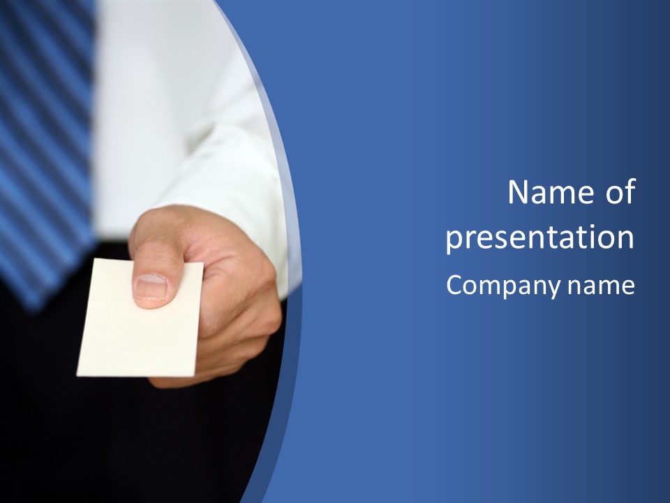 Given Introduction Sheet PowerPoint Template