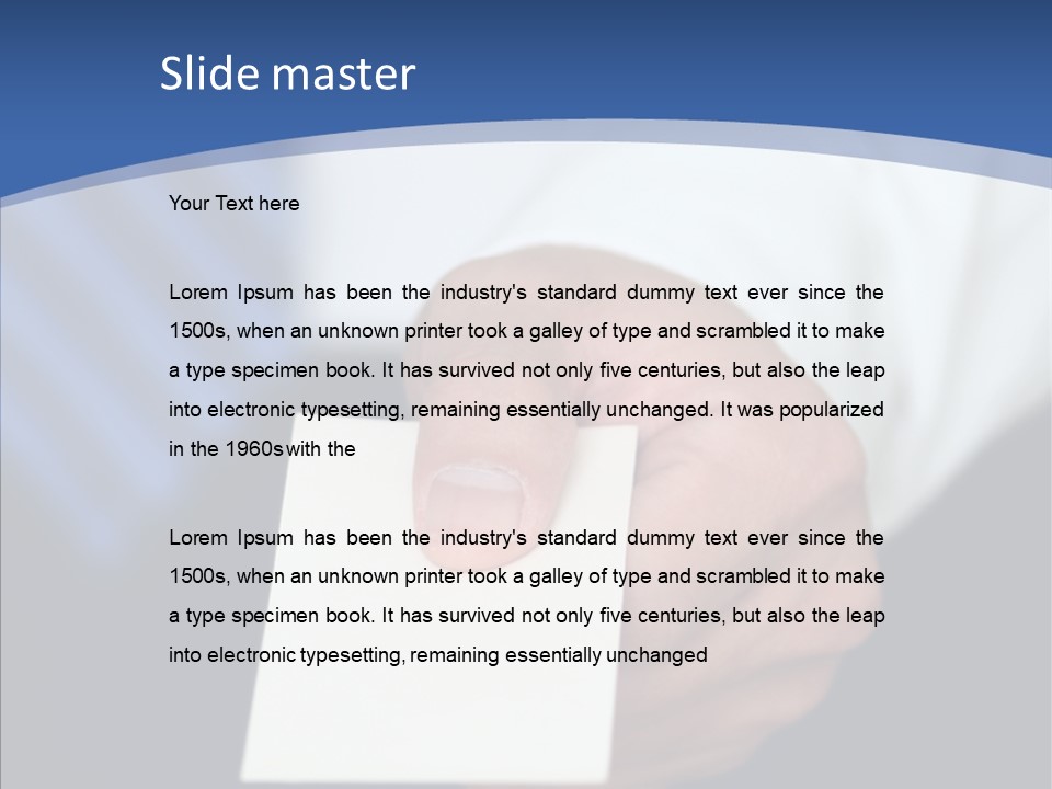 Given Introduction Sheet PowerPoint Template