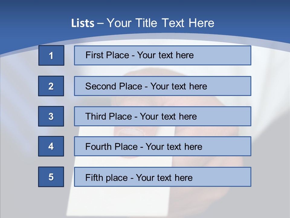 Given Introduction Sheet PowerPoint Template