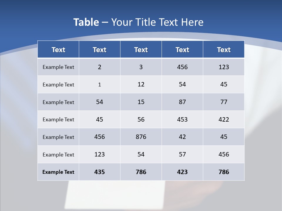 Given Introduction Sheet PowerPoint Template