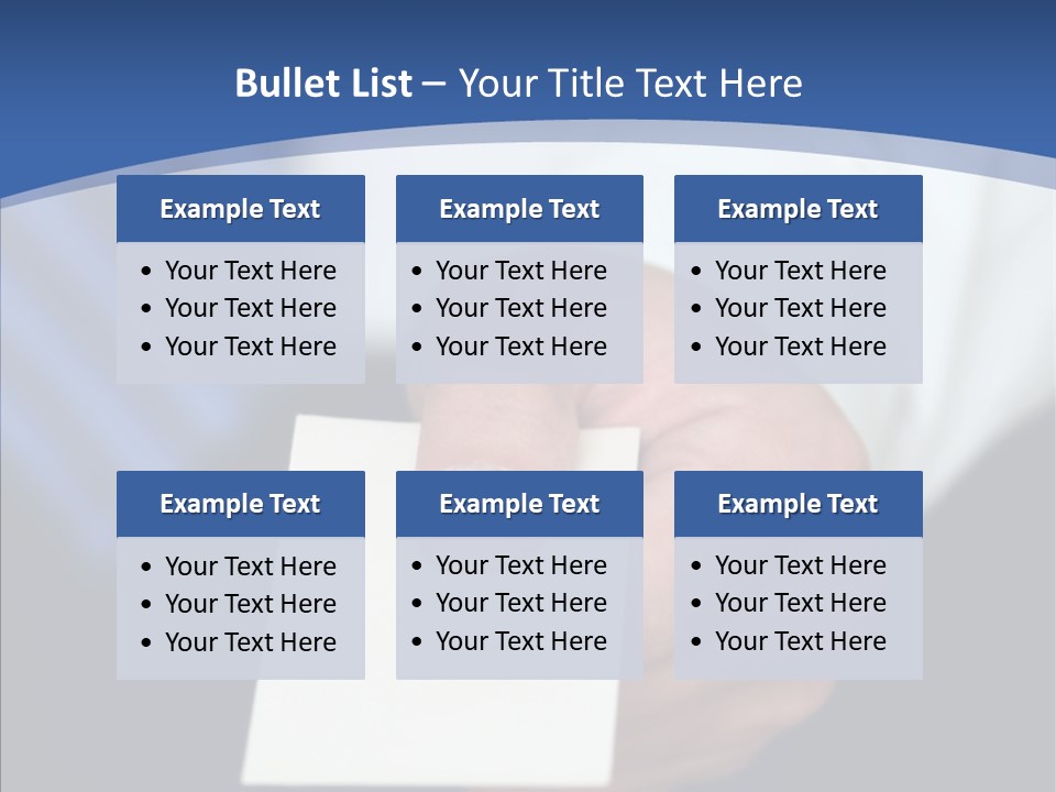 Given Introduction Sheet PowerPoint Template