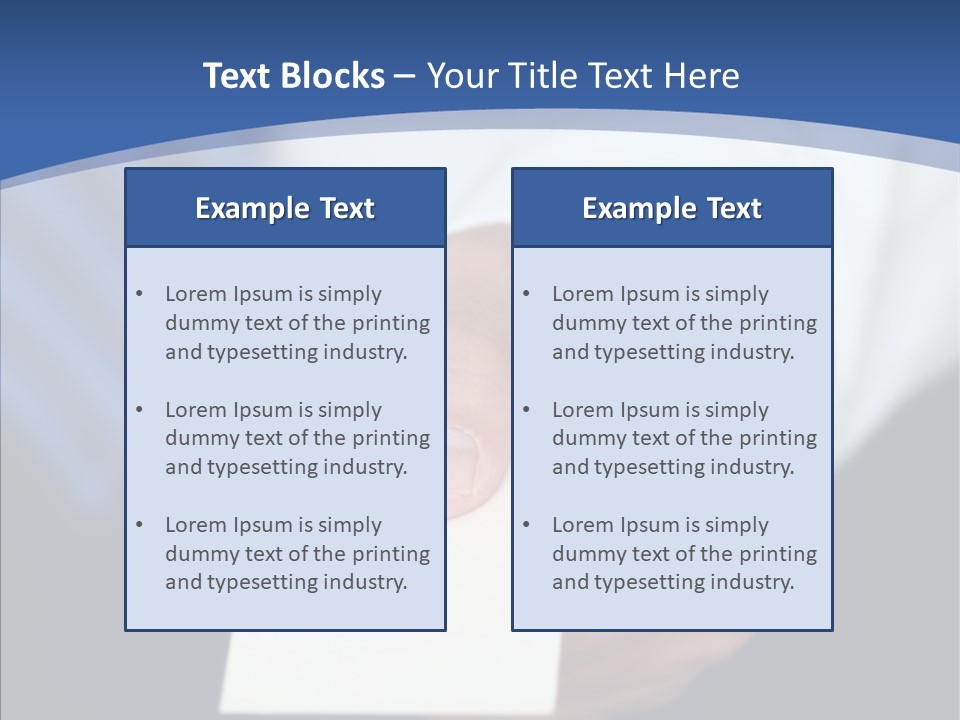 Given Introduction Sheet PowerPoint Template