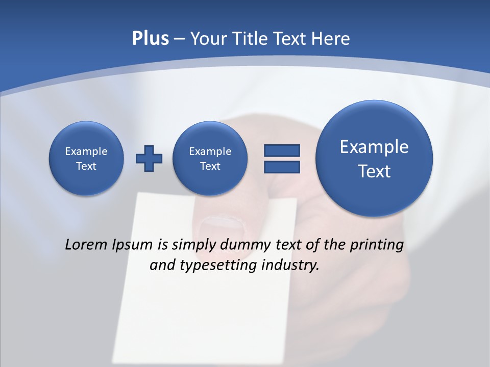 Given Introduction Sheet PowerPoint Template
