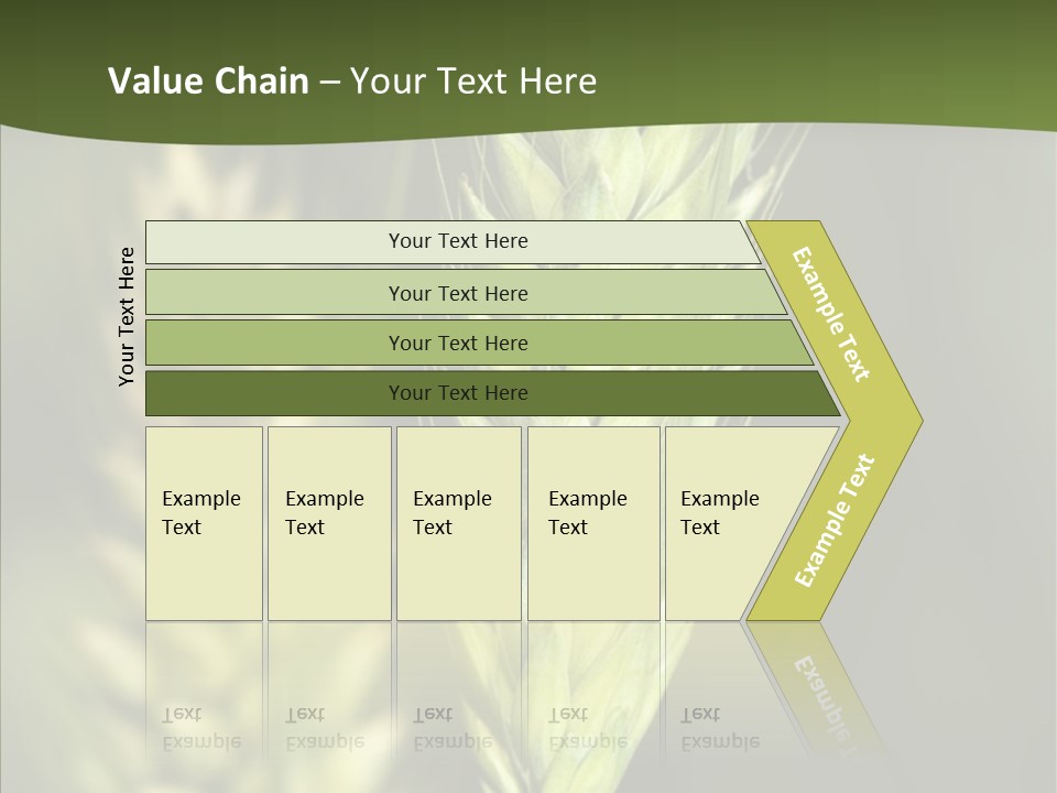 Grain Green Bread PowerPoint Template