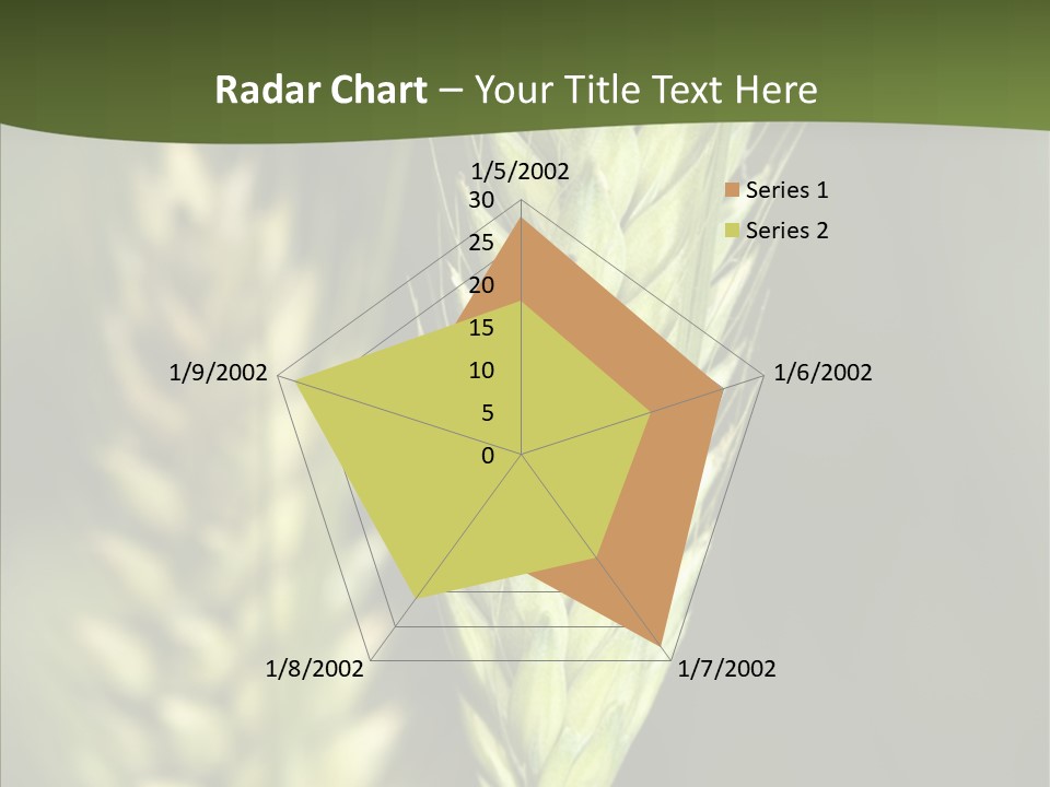 Grain Green Bread PowerPoint Template