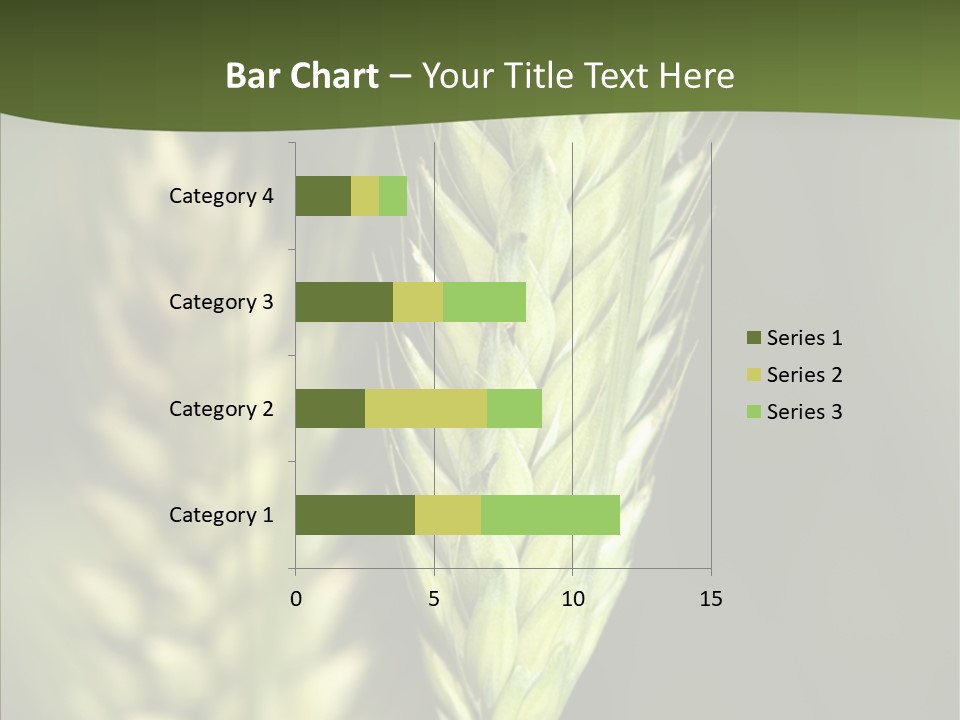 Grain Green Bread PowerPoint Template
