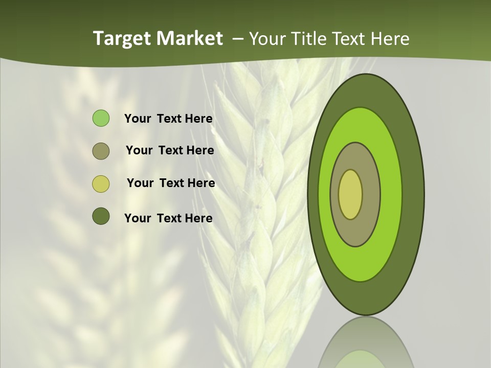 Grain Green Bread PowerPoint Template