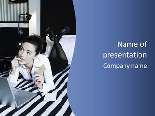 Bedroom Happiness E Business PowerPoint Template