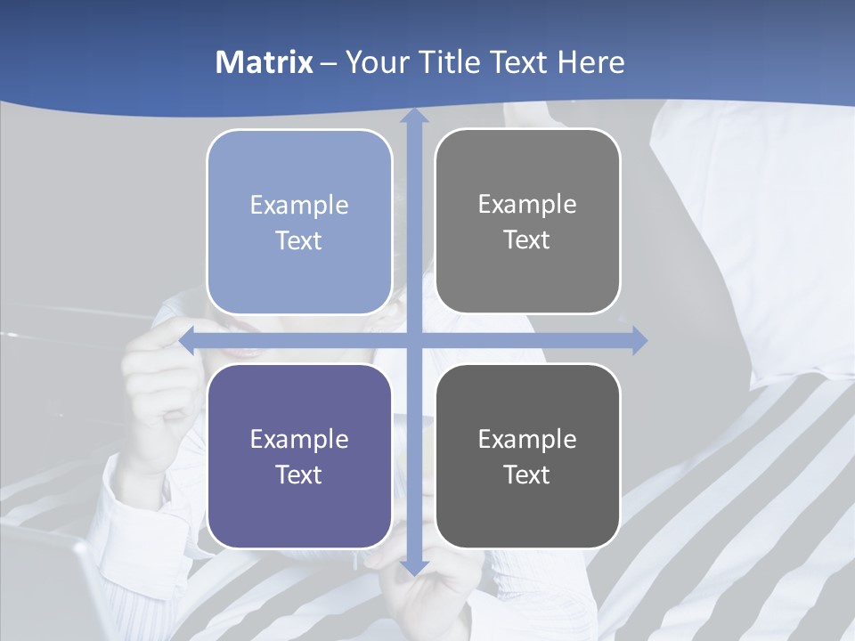 Bedroom Happiness E Business PowerPoint Template