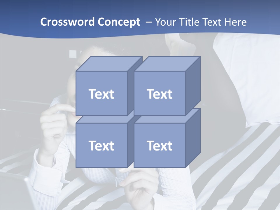 Bedroom Happiness E Business PowerPoint Template