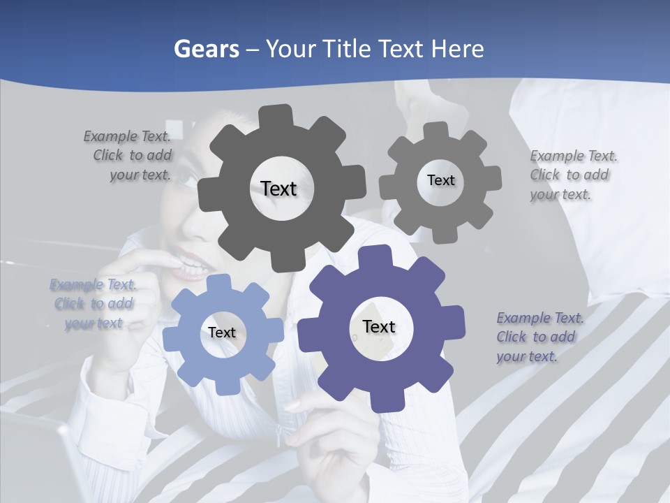 Bedroom Happiness E Business PowerPoint Template