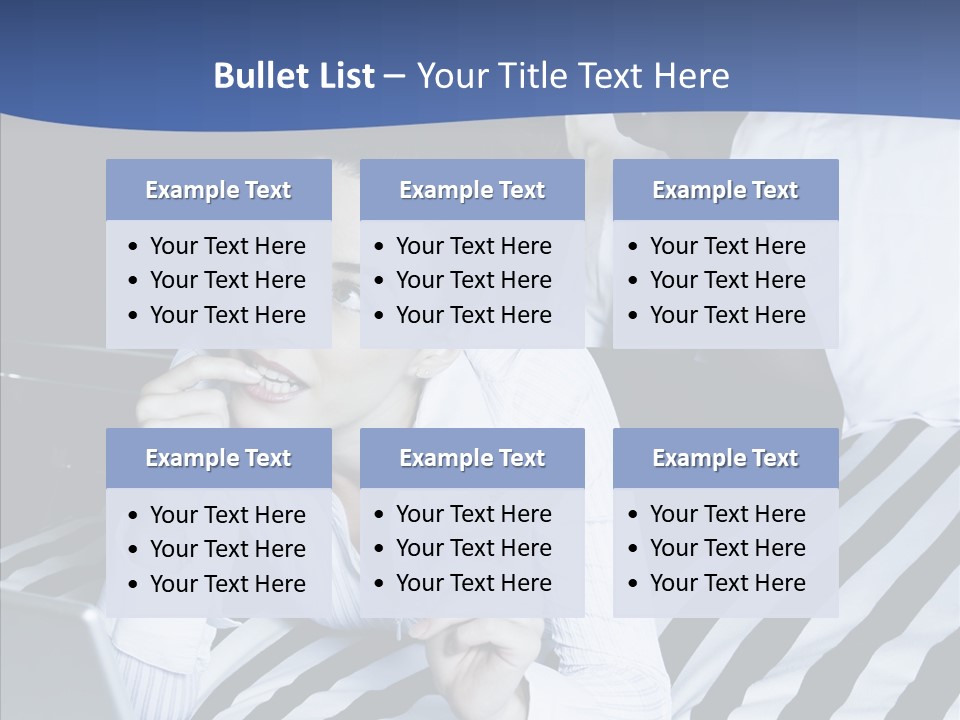 Bedroom Happiness E Business PowerPoint Template