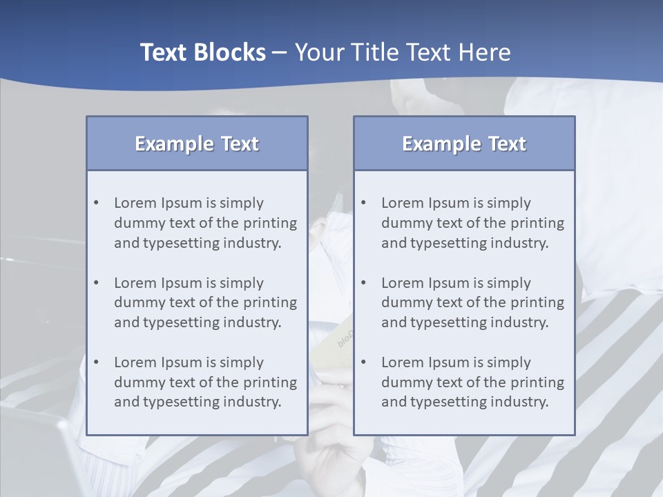 Bedroom Happiness E Business PowerPoint Template