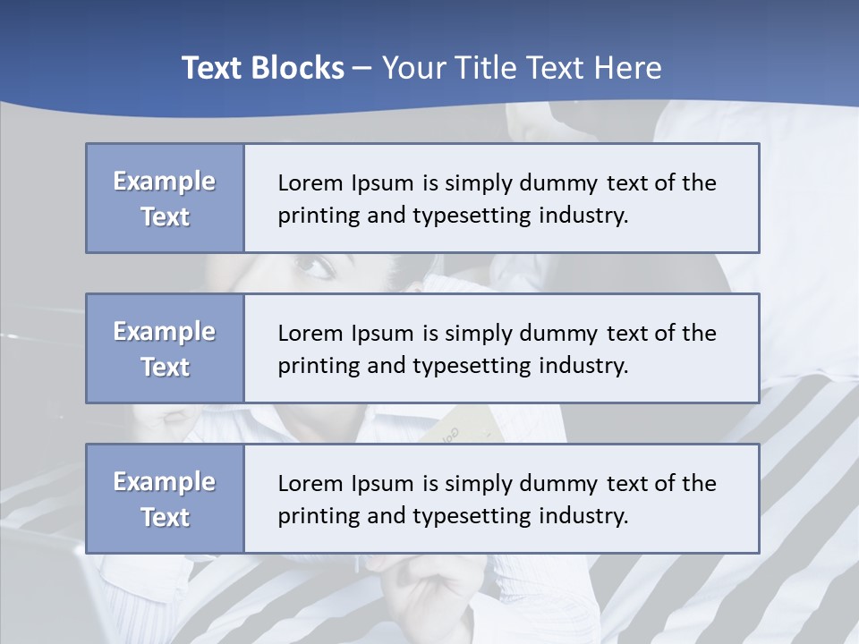 Bedroom Happiness E Business PowerPoint Template