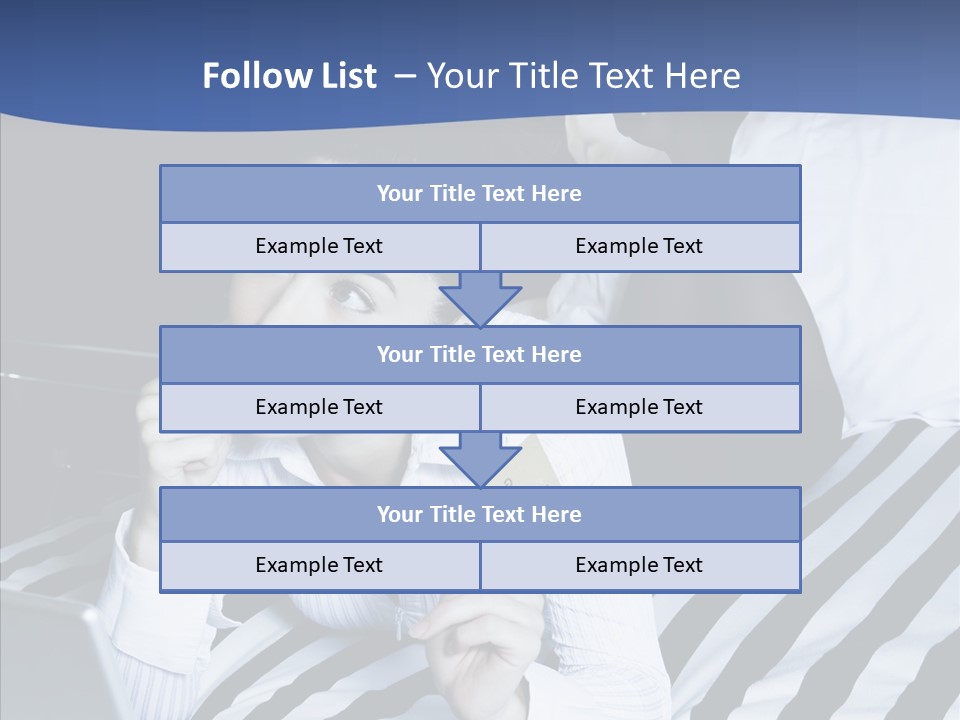 Bedroom Happiness E Business PowerPoint Template