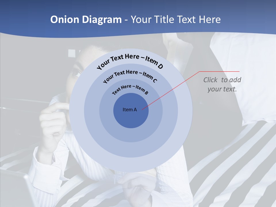 Bedroom Happiness E Business PowerPoint Template