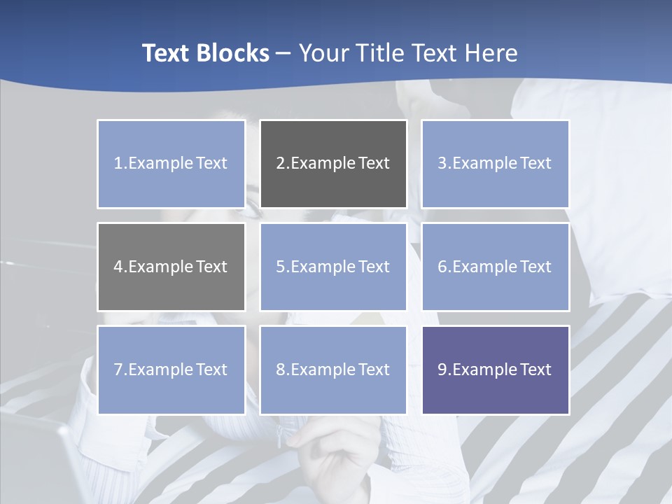 Bedroom Happiness E Business PowerPoint Template