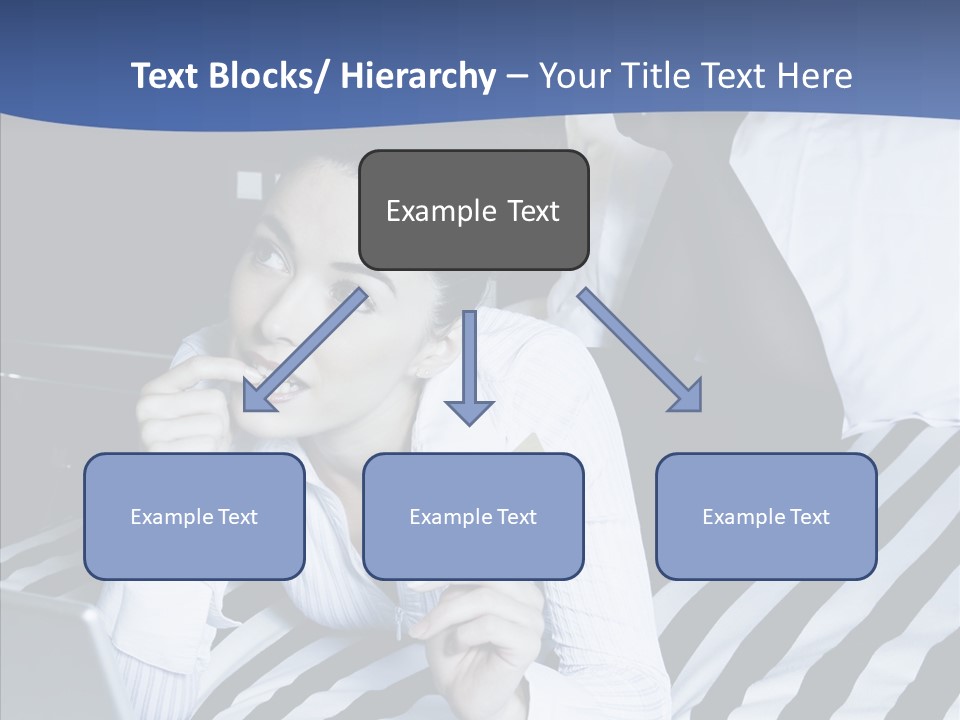 Bedroom Happiness E Business PowerPoint Template