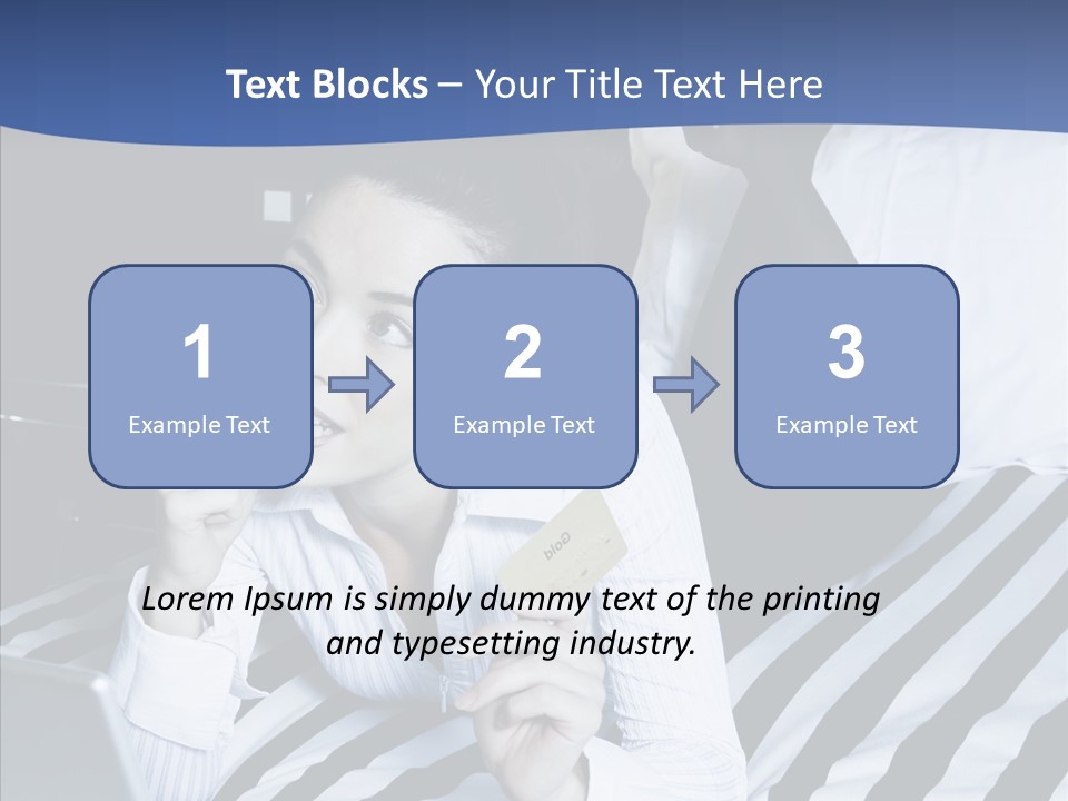 Bedroom Happiness E Business PowerPoint Template