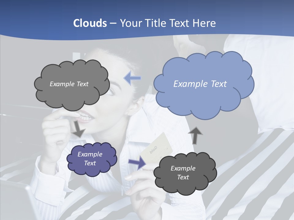 Bedroom Happiness E Business PowerPoint Template