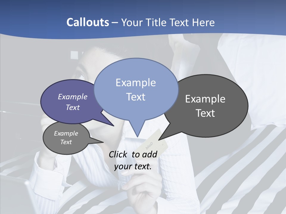 Bedroom Happiness E Business PowerPoint Template