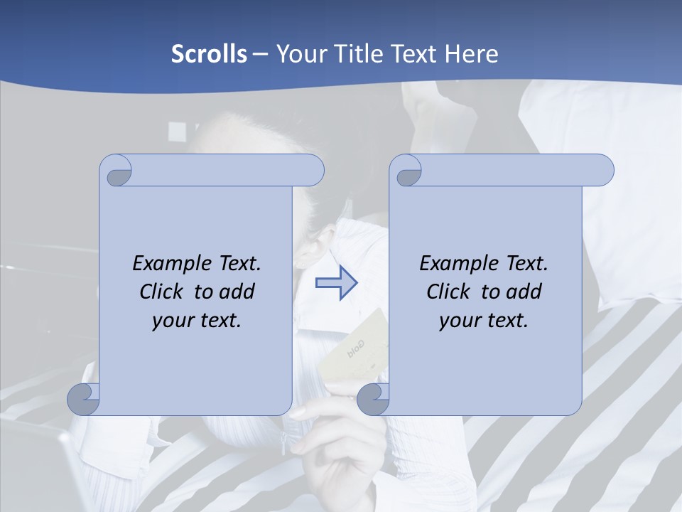 Bedroom Happiness E Business PowerPoint Template