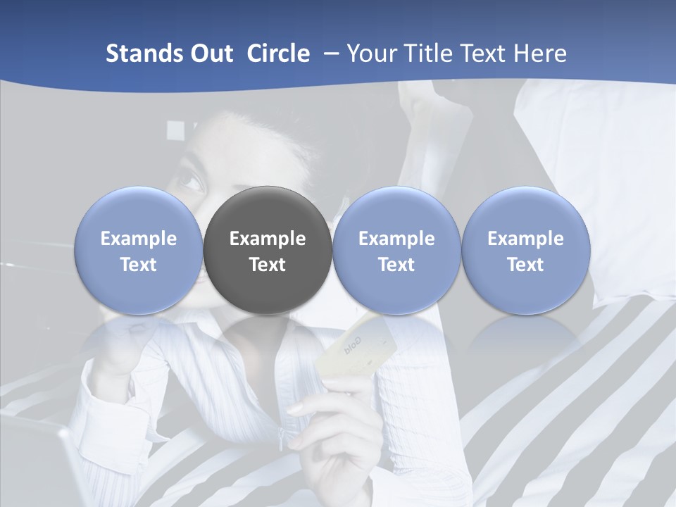 Bedroom Happiness E Business PowerPoint Template