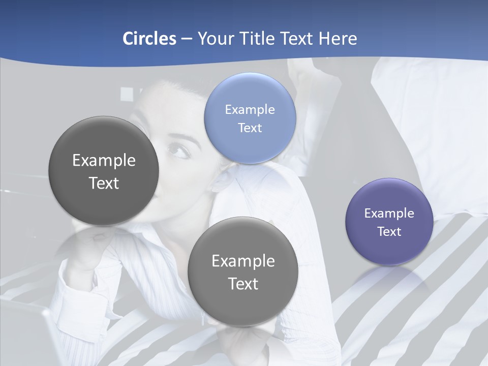 Bedroom Happiness E Business PowerPoint Template