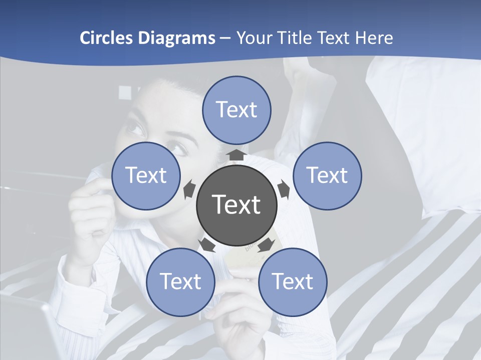 Bedroom Happiness E Business PowerPoint Template