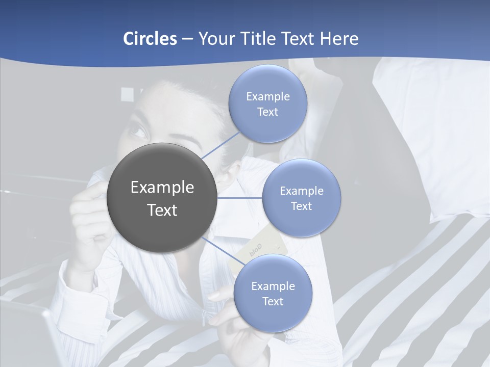 Bedroom Happiness E Business PowerPoint Template