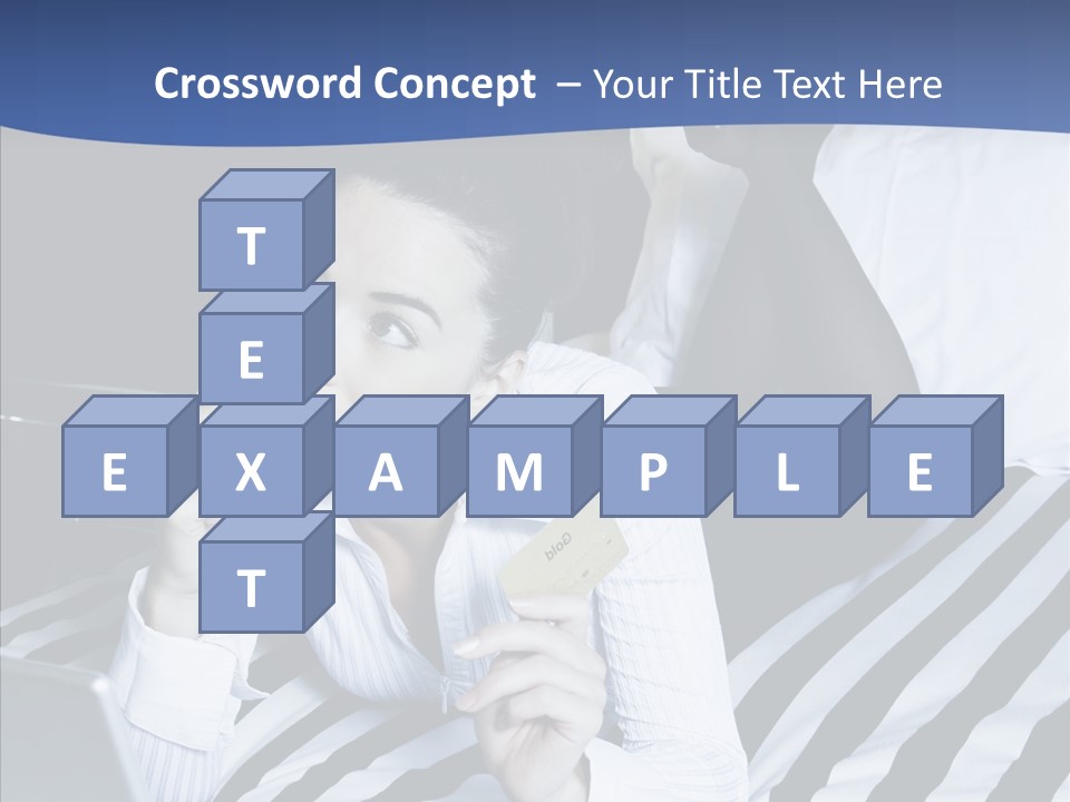 Bedroom Happiness E Business PowerPoint Template