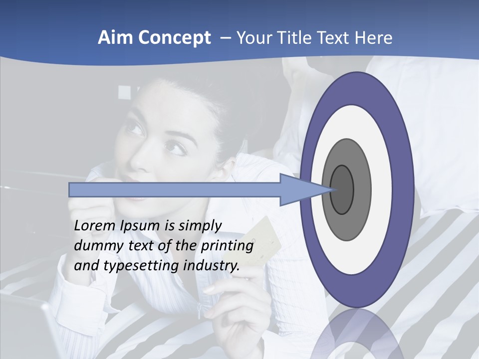 Bedroom Happiness E Business PowerPoint Template