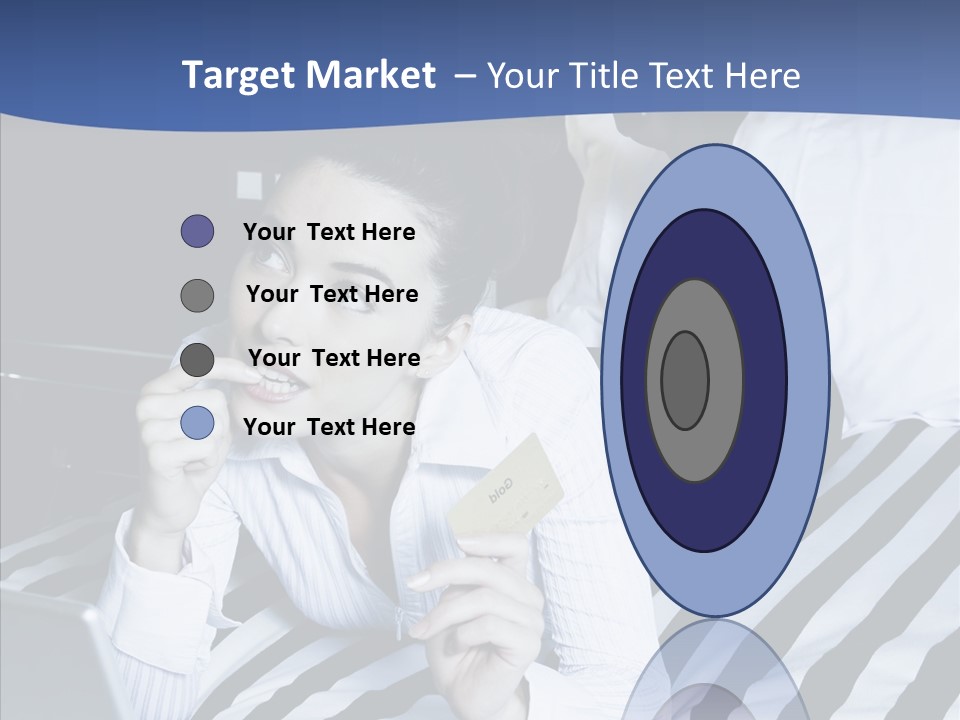 Bedroom Happiness E Business PowerPoint Template