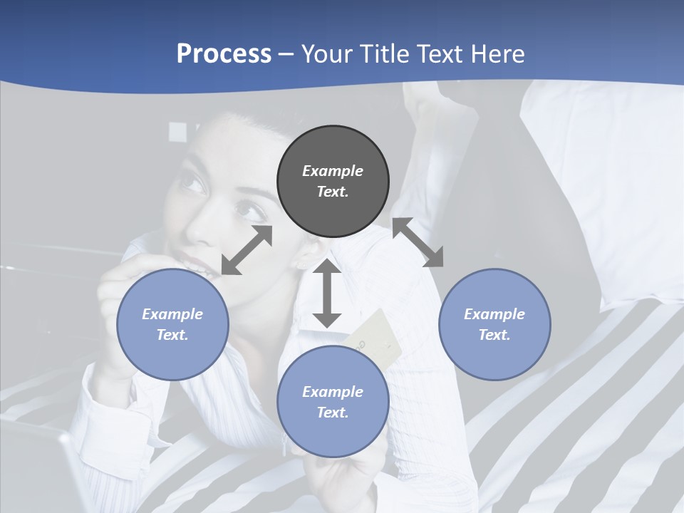 Bedroom Happiness E Business PowerPoint Template