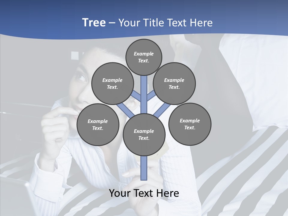 Bedroom Happiness E Business PowerPoint Template