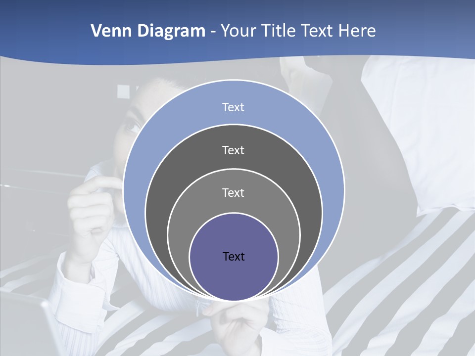 Bedroom Happiness E Business PowerPoint Template