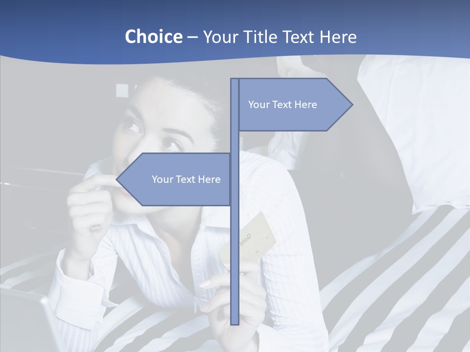 Bedroom Happiness E Business PowerPoint Template