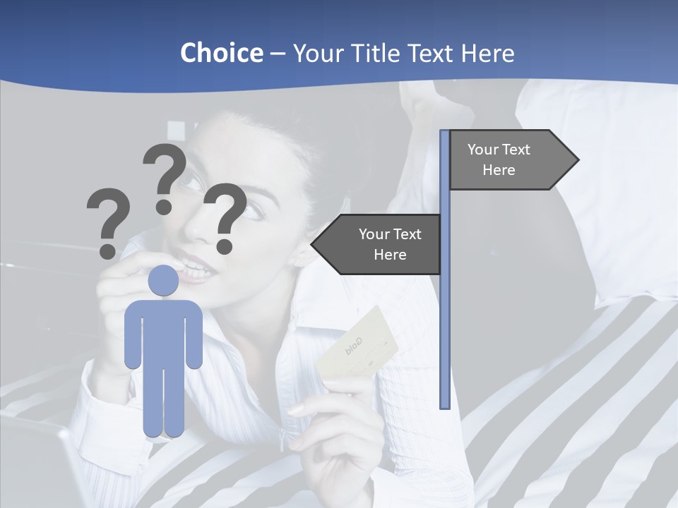 Bedroom Happiness E Business PowerPoint Template