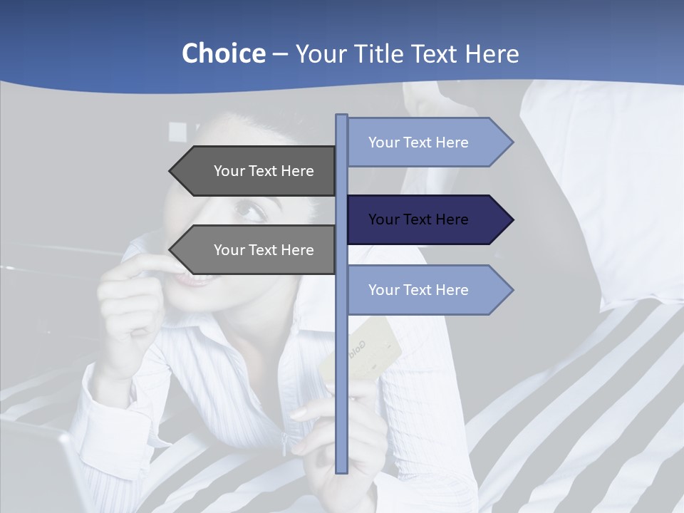 Bedroom Happiness E Business PowerPoint Template