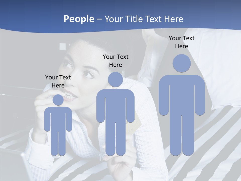 Bedroom Happiness E Business PowerPoint Template