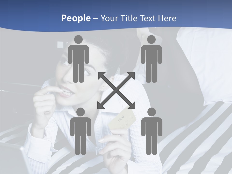 Bedroom Happiness E Business PowerPoint Template