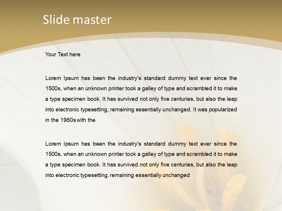 Mountain Spring Blossom PowerPoint Template