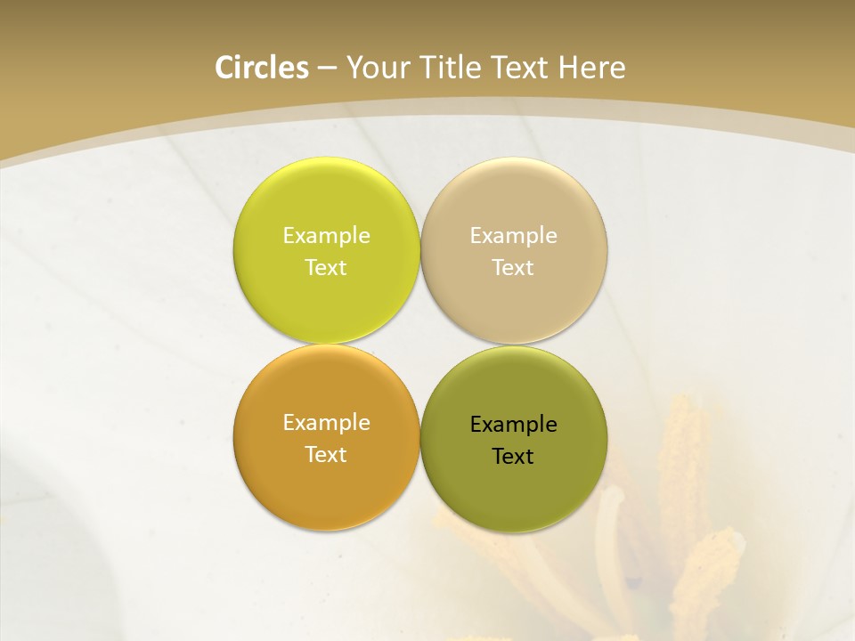 Mountain Spring Blossom PowerPoint Template