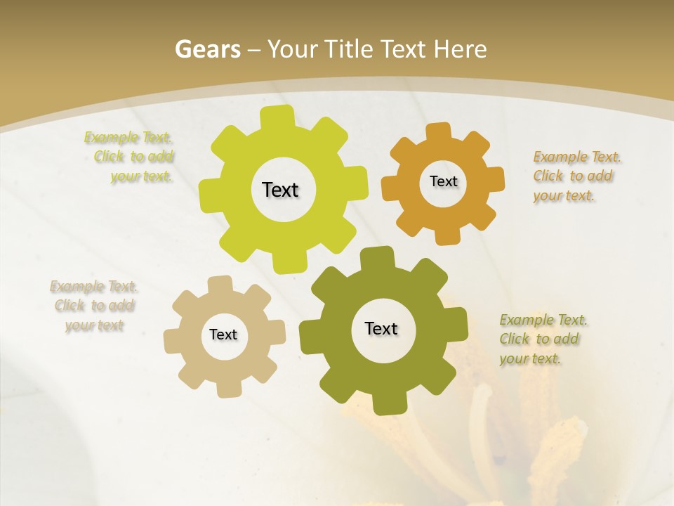 Mountain Spring Blossom PowerPoint Template