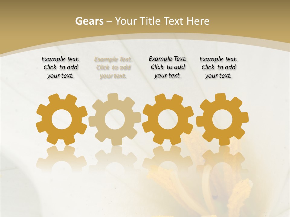 Mountain Spring Blossom PowerPoint Template