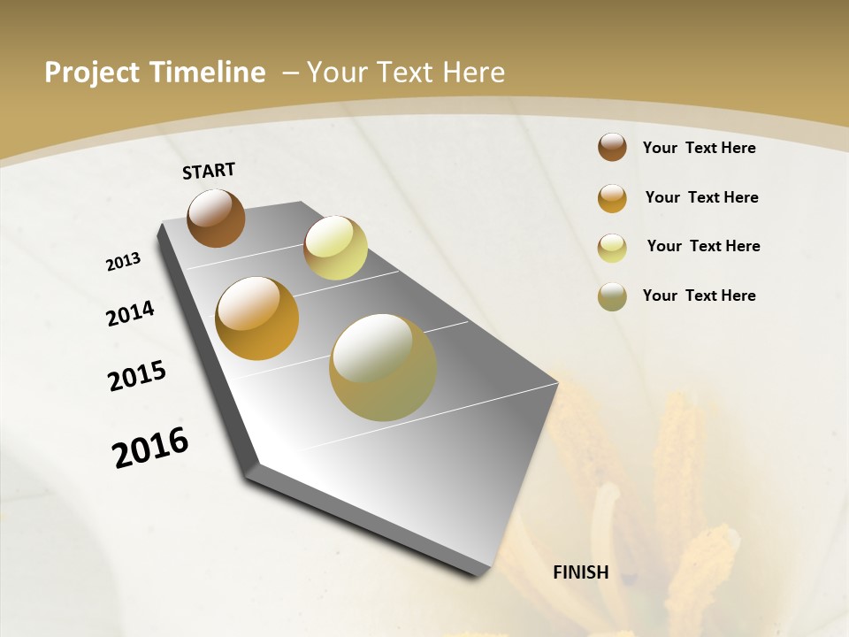Mountain Spring Blossom PowerPoint Template