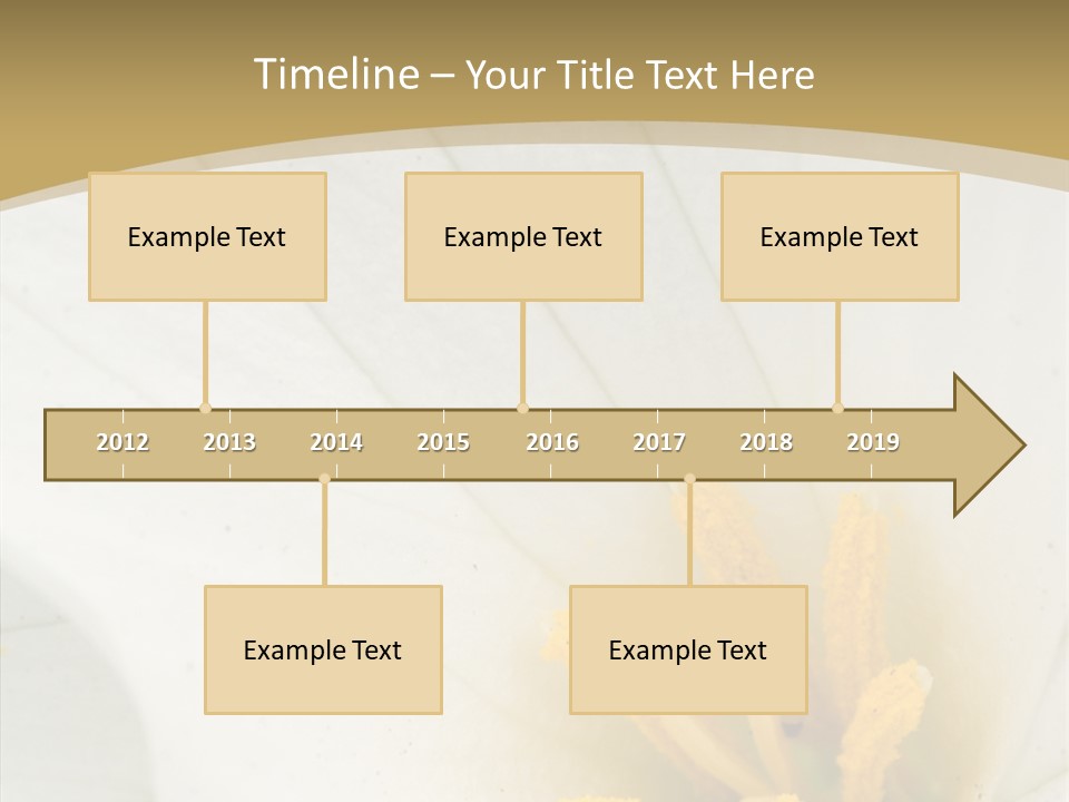 Mountain Spring Blossom PowerPoint Template