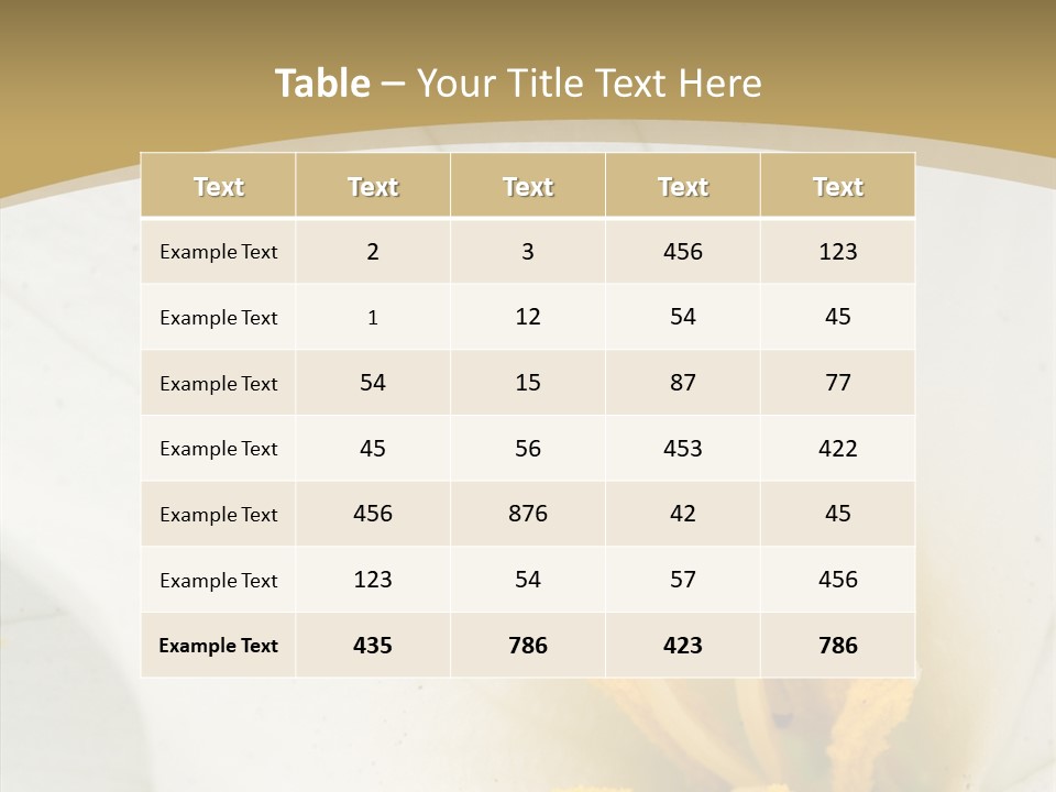 Mountain Spring Blossom PowerPoint Template