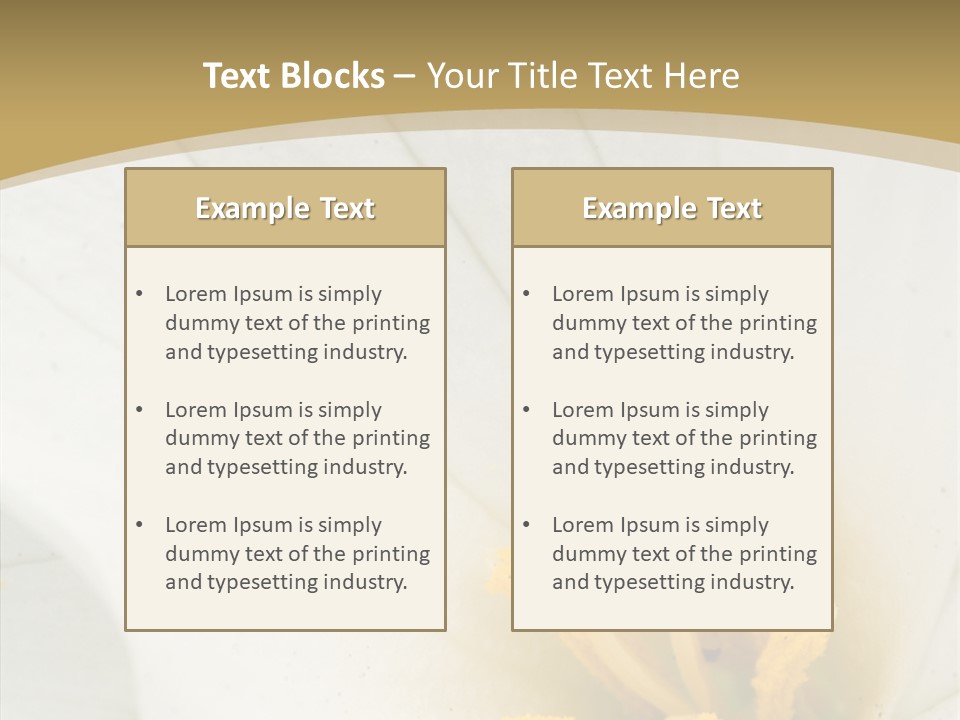 Mountain Spring Blossom PowerPoint Template